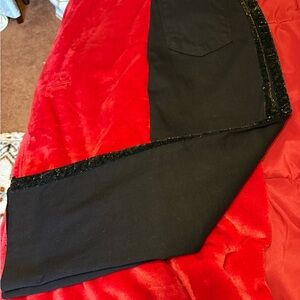 Frame Denim Black Le High Straight Jeans